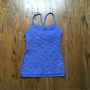 Lululemon Power Y Tank.  Color Blueberry. Size 4